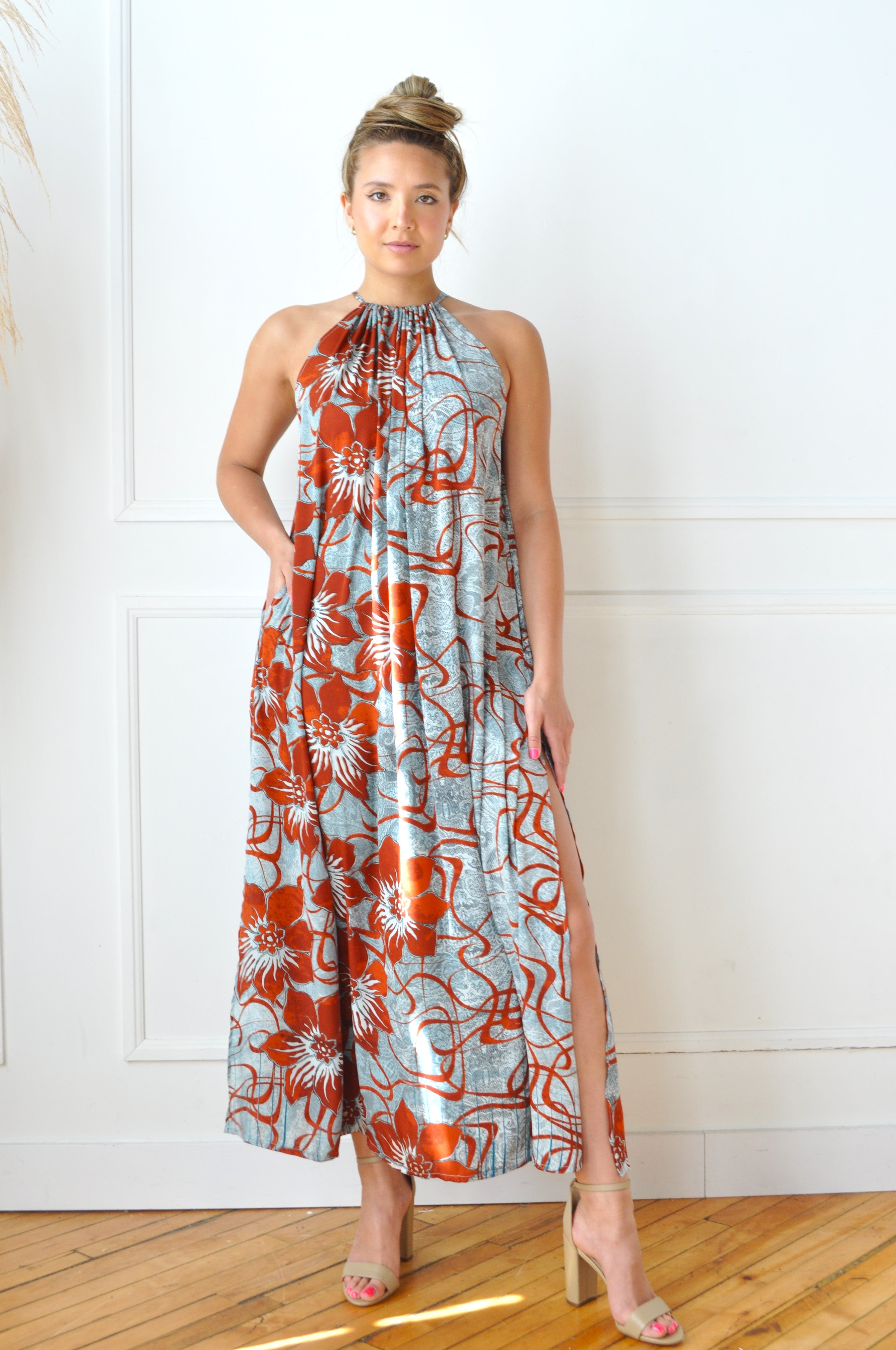 daphne maxi dress pattern Daphne Maxi Halter Dress