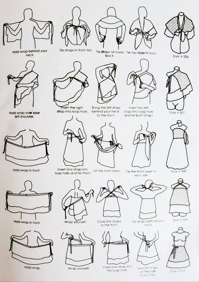 Long Multi Wear Skirt (straight hem) - Upcycled
