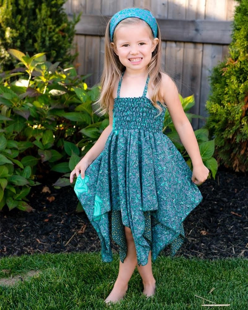 Tiger Lily Dress -Upcycled Sari Guruforlife Tiger Lily Dress -Upcycled Sari Guruforlife