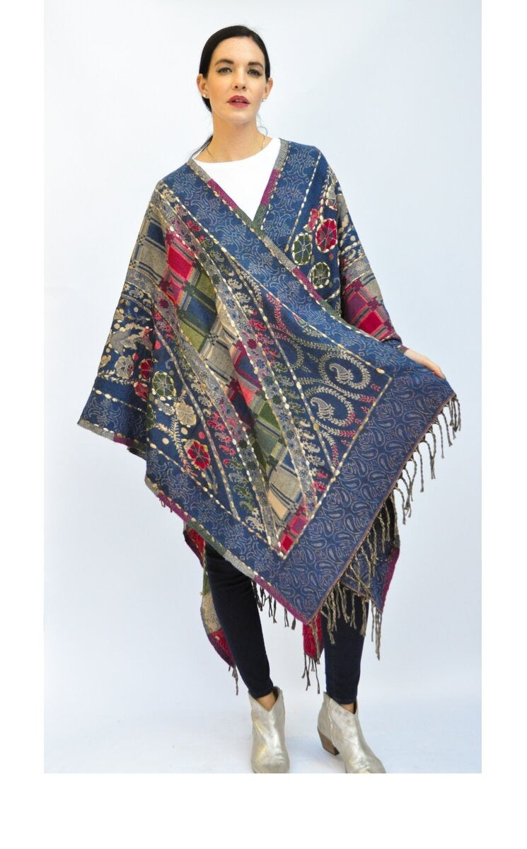 Fellowship Poncho Handwork Multi