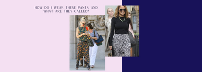 How do I wear these pants and what are they called?