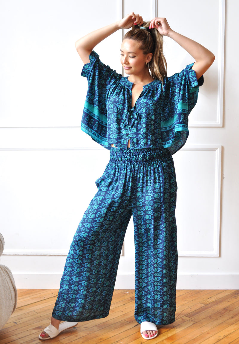 Unwind Lounge Pant/Top SET - Upcycled