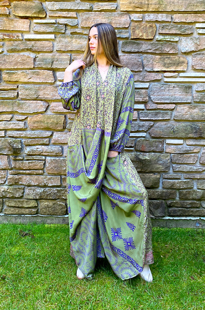 Eccentric Caftan - Upcycled Mixed prints