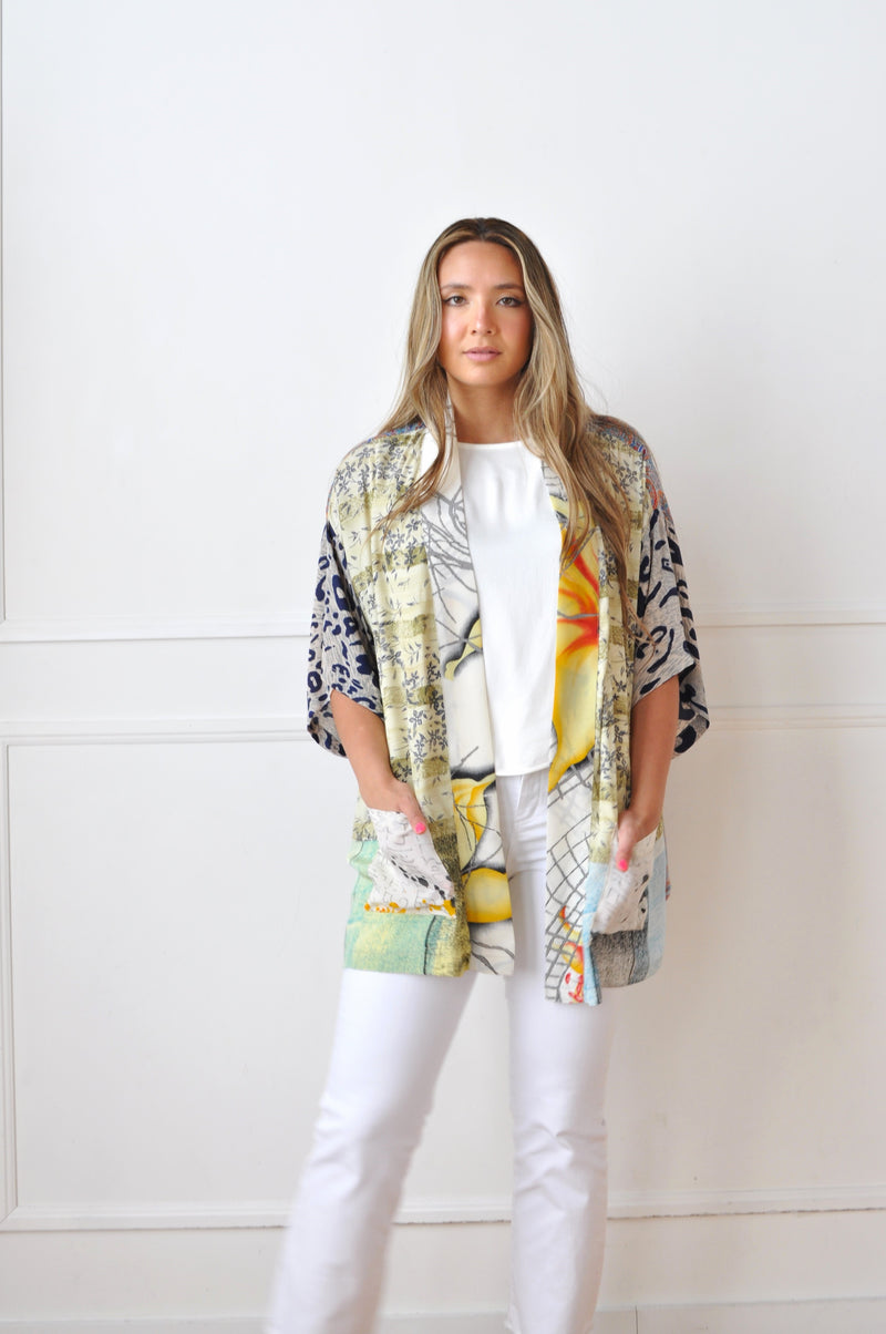 Kind Kimono Mixed Print - Elevated - UPCYCLED