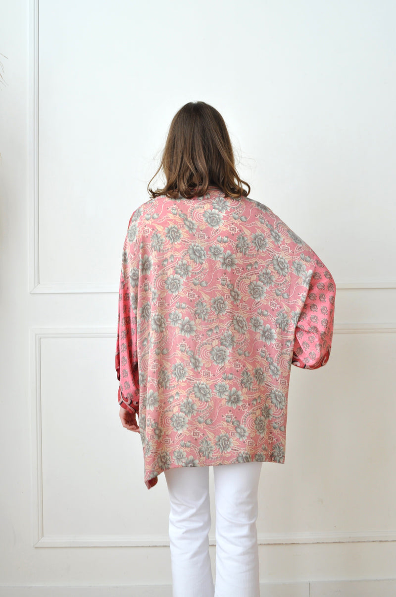 Peaceful Kimono Mixed Print -Elevated - UPCYCLED