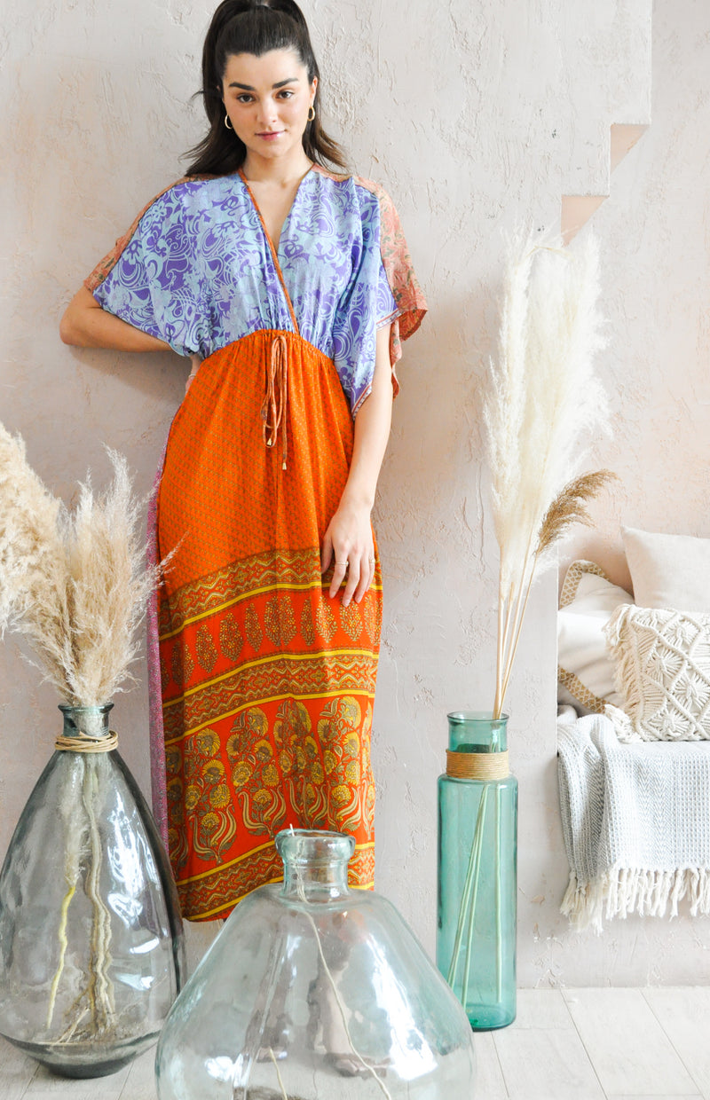 Beloved Dress Mixed Print - Upcycled Sari (assorted prints)