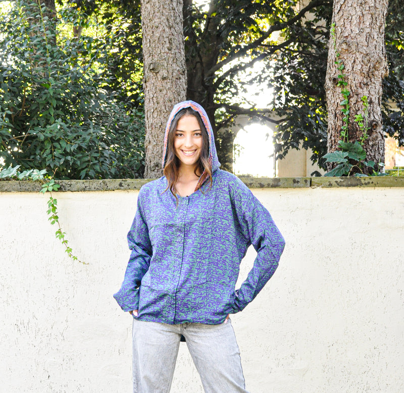 Driftwood Reversible Hoody - Upcycled