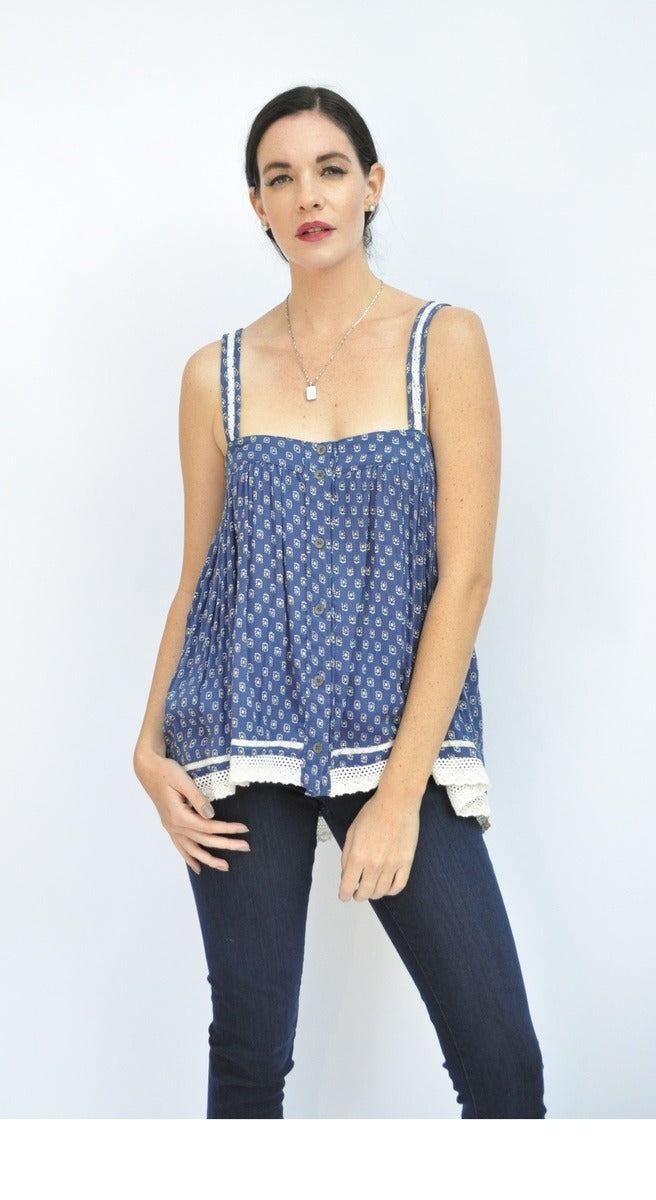 Rocking the Daisies Top -Rayon Crepe