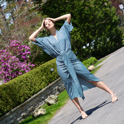 Halcyon Kimono Dress  - Upcycled